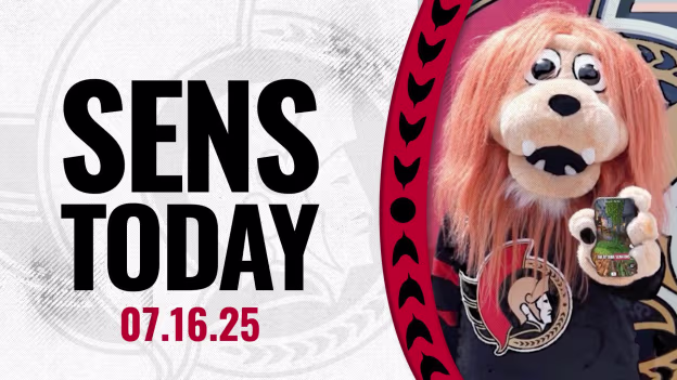 Sens Today: Schedule Release