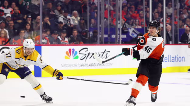 Zegras buries a laser