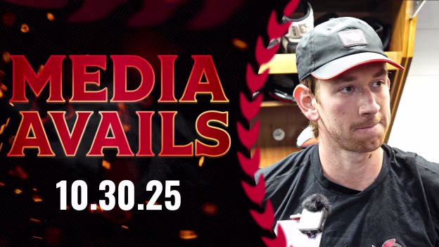 Jake Sanderson Pregame Media vs CGY