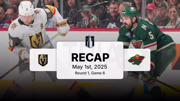 VGK at MIN | Recap | Gm 6
