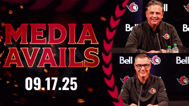 Steve Staios and Travis Green Season Start Media