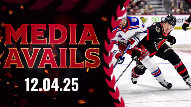 Brady Tkachuk Postgame Media vs NYR