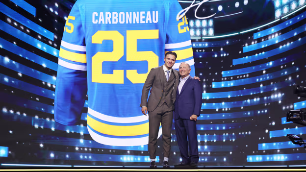 Carbonneau drafted No. 19 by Blues