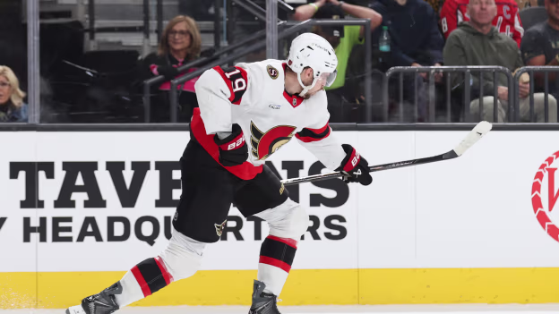 OTT@VGK: Batherson scores goal against Akira Schmid