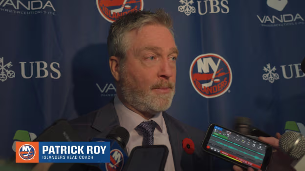 NYI 5 at NYR 0: Patrick Roy