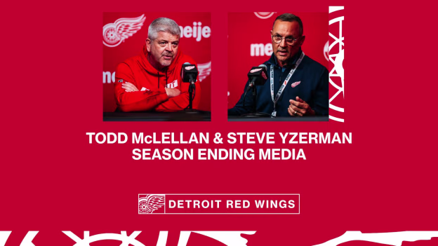 Yzerman & McLellan season ending presser