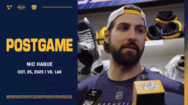 Postgame: Nic Hague 