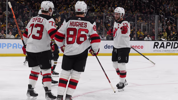 Hischier opens scoring with PPG
