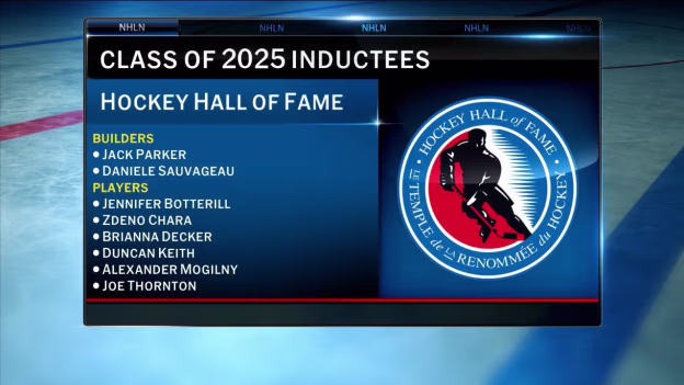 NHL Tonight reveals 2025 Hockey Hall of Fame Class