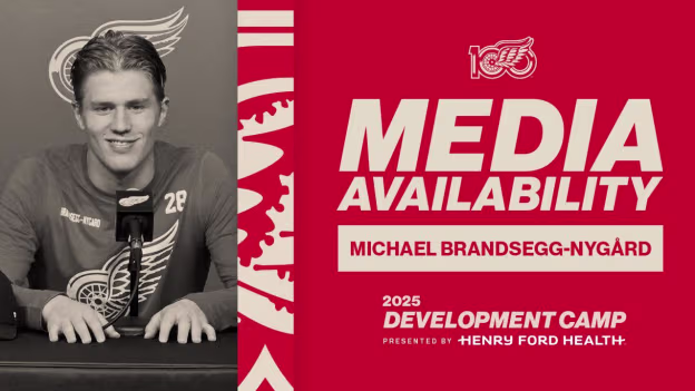 Detroit Red Wings Development Camp Day 1 Media