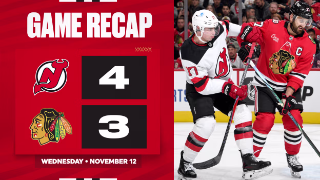 NJD at CHI | Recap