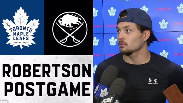Nick Robertson | Post Game vs Buffalo Sabres | October 25, 2025