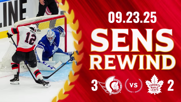 Sens Rewind: Sens Win Preseason Rematch With Toronto