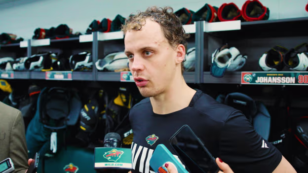 Eriksson Ek Postgame vs. San Jose 10/26