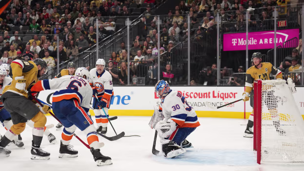 Hertl goes five-hole on the rebound