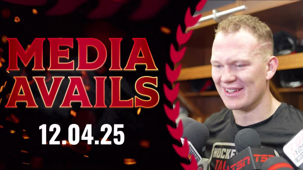 Brady Tkachuk Pregame Media vs NYR