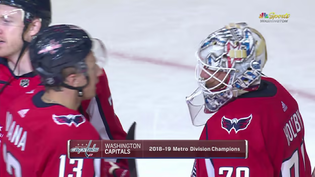 Capitals clinch division title