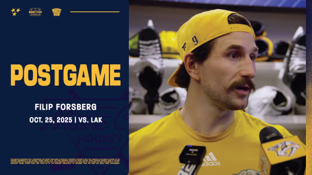 Postgame: Filip Forsberg 