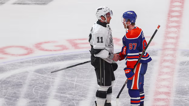Kings, Oilers shake hands