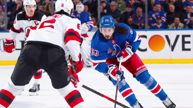 Rangers fall to Devils, 3-1