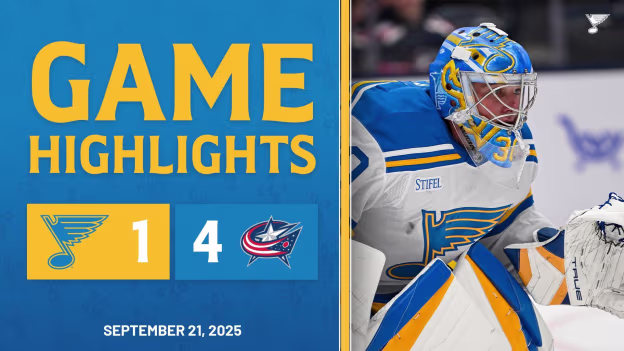 Highlights: CBJ 4, STL 1