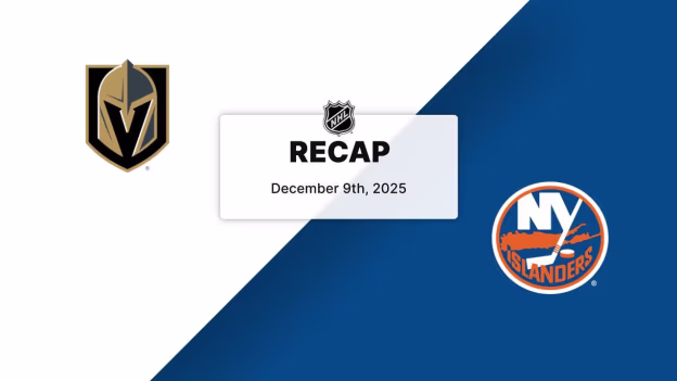 Recap: Golden Knights at Islanders 12.9.25