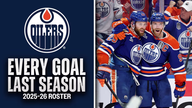 Every goal last season from the 2025-26 Oilers