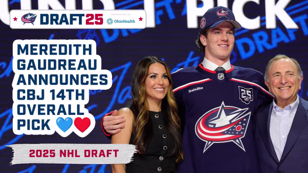 Meredith Gaudreau Announces 14th Pick 💙❤️