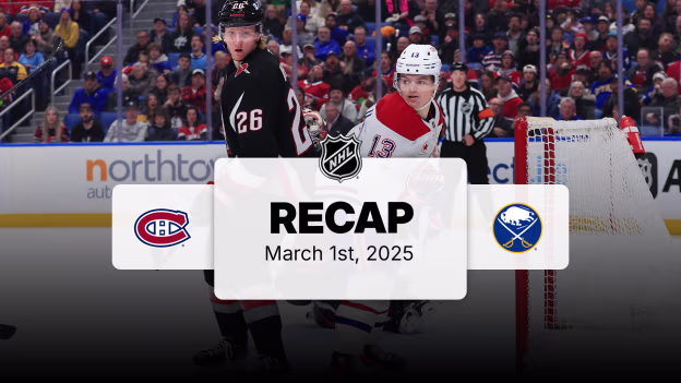 MTL at BUF | Recap