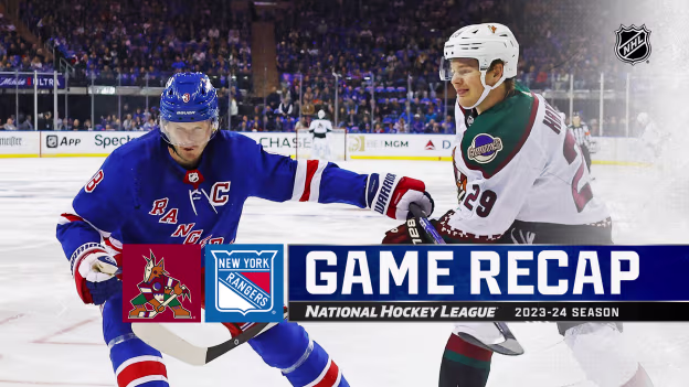 Recap: ARI @ NYR 10.16.23