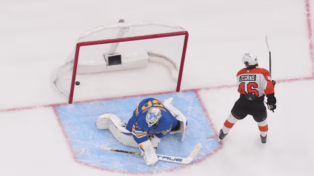 Flyers outlast Blues in shootout win