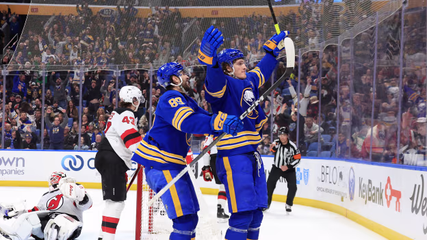 Thompson pokes it in for hat trick