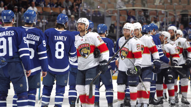 Panthers, Maple Leafs exchange handshakes