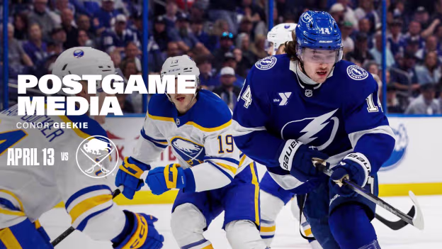 Conor Geekie | Postgame vs Buffalo Sabres