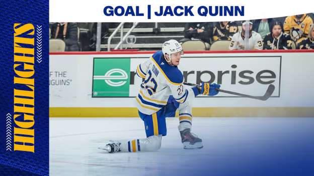 GOAL HIGHLIGHT - Quinn at PIT