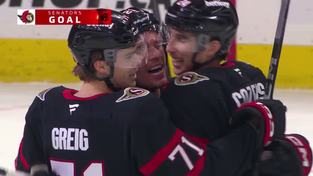 Cousins scores wraparound goal