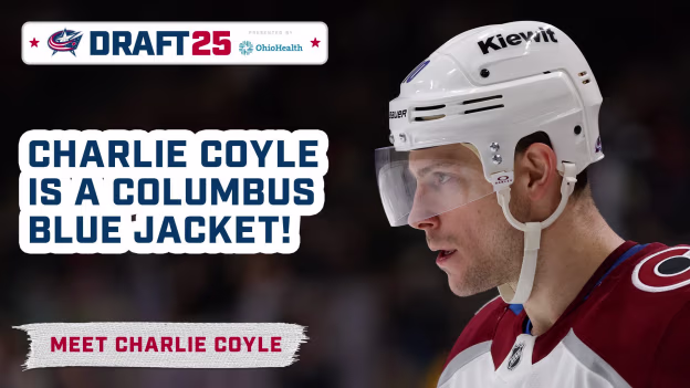 Charlie Coyle is PUMPED to be a Columbus Blue Jacket!