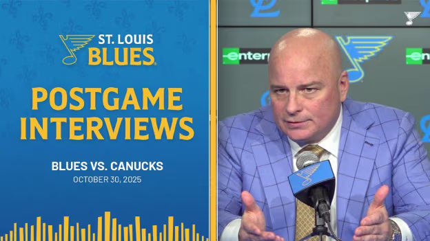 Postgame: Oct. 30 vs. VAN