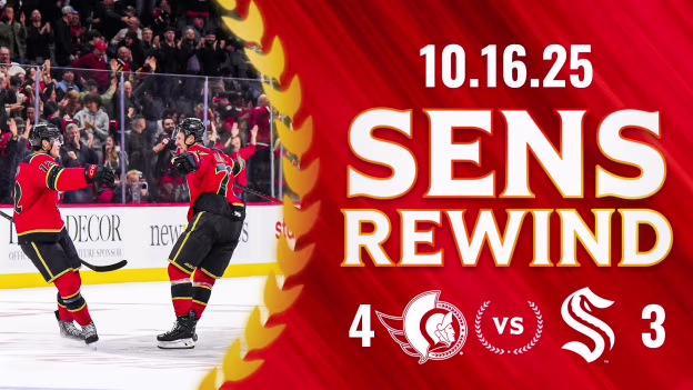 Sens Rewind: First Win On Home Ice