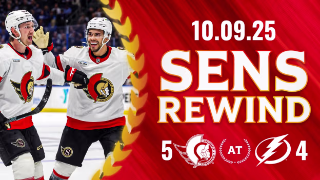 Sens Rewind: Sens Surge Past the Lightning