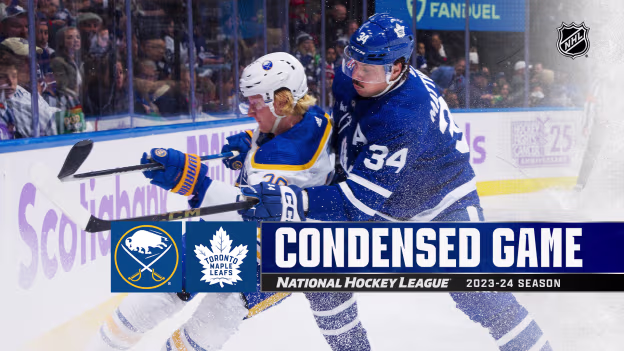 Condensed Game: BUF @ TOR 11.4.23