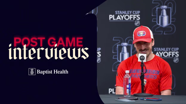 FLA vs. TOR: Marchand & Verhaeghe (Postgame)