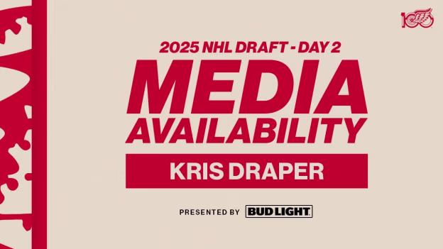 Kris Draper 2025 NHL Draft Day 2 | June 28,2025 