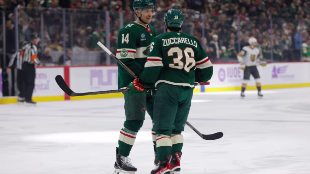 Eriksson Ek opens with a wrister