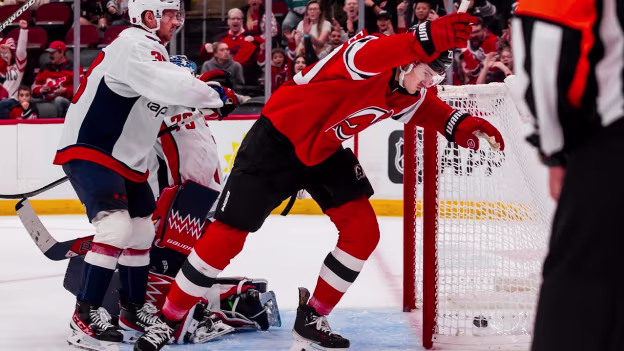 Lachance, Hischier, Colliton after loss to Caps | RECAP