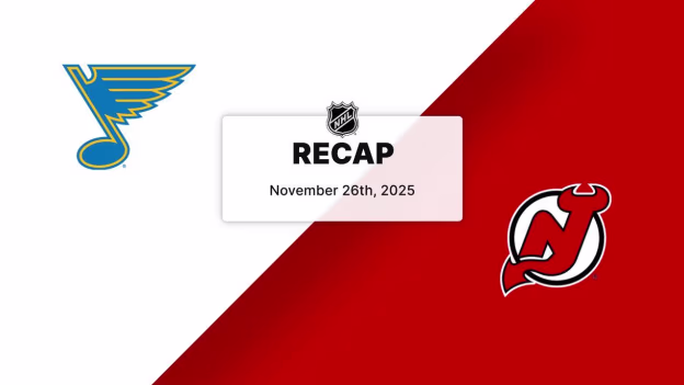 STL at NJD | Recap