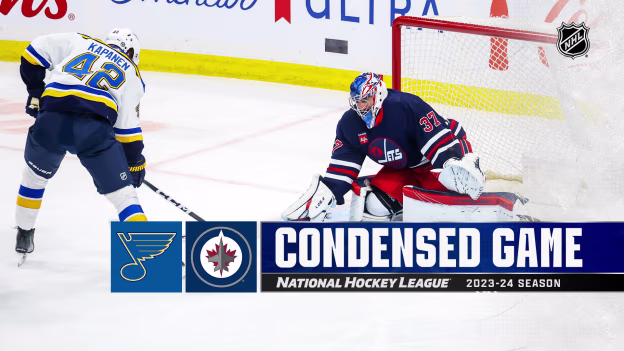 Condensed Game: STL @ WPG 10.24.23