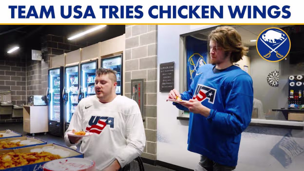 Team USA Tries Chicken Wings