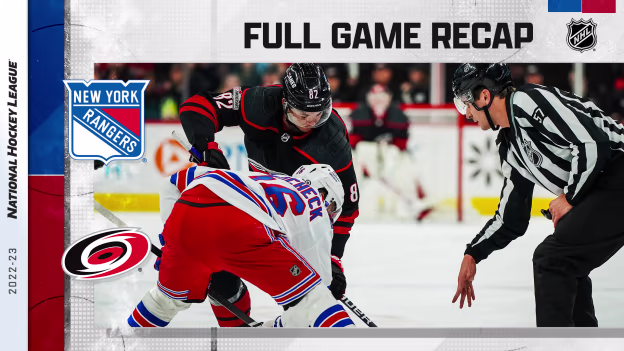 Recap: NYR 6, CAR 2