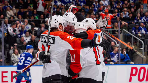 Konecny evens score with PPG